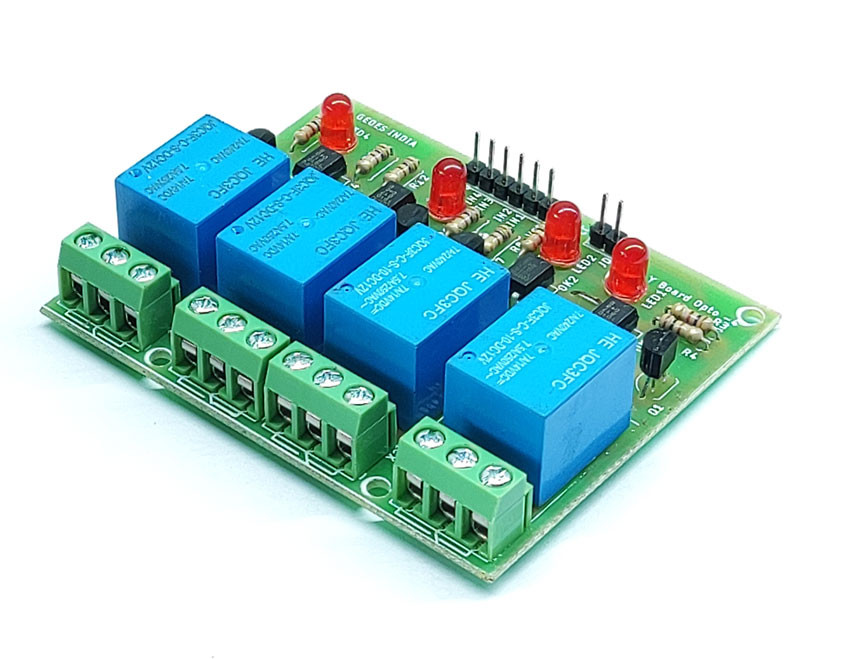 Relay & Switch Module | Module Boards | 4 channel Relay Module 12V with ...