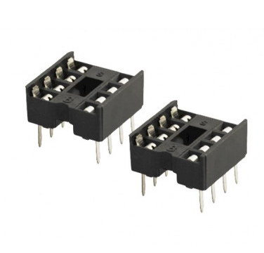 Ic Base Socket Connector | Electro - Mechanical | 8 Pin DIP IC Base/Socket | GEOES eStore